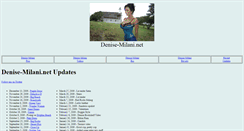 Desktop Screenshot of denise-milani.net