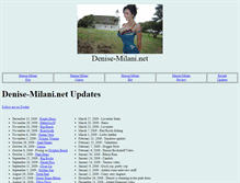 Tablet Screenshot of denise-milani.net